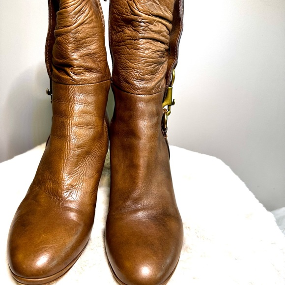 Coach soft leather heeled boot - Picture 5 of 6